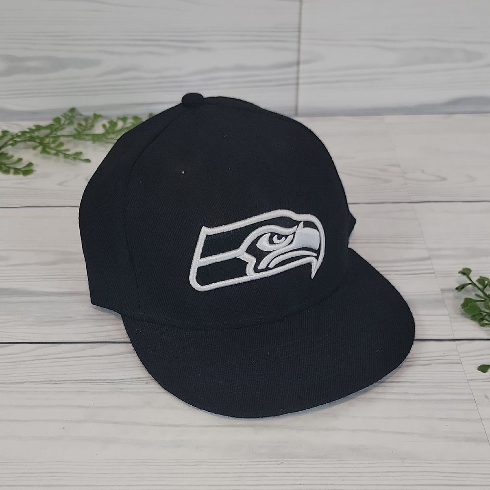 Seattle Seahawks New Era  NFL Vintage Collection Black Snapback Cap